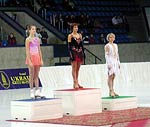 Первое место - Елена Ляшенко (Украина), второе место - Каролина Костнер (Италия), третье место - Галина Маняченко (Украина)